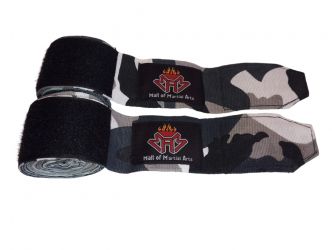 Nylon Boxing Hand Wraps 65% polyester 35% cotton high quality Commando color with 2” Velcro closer.